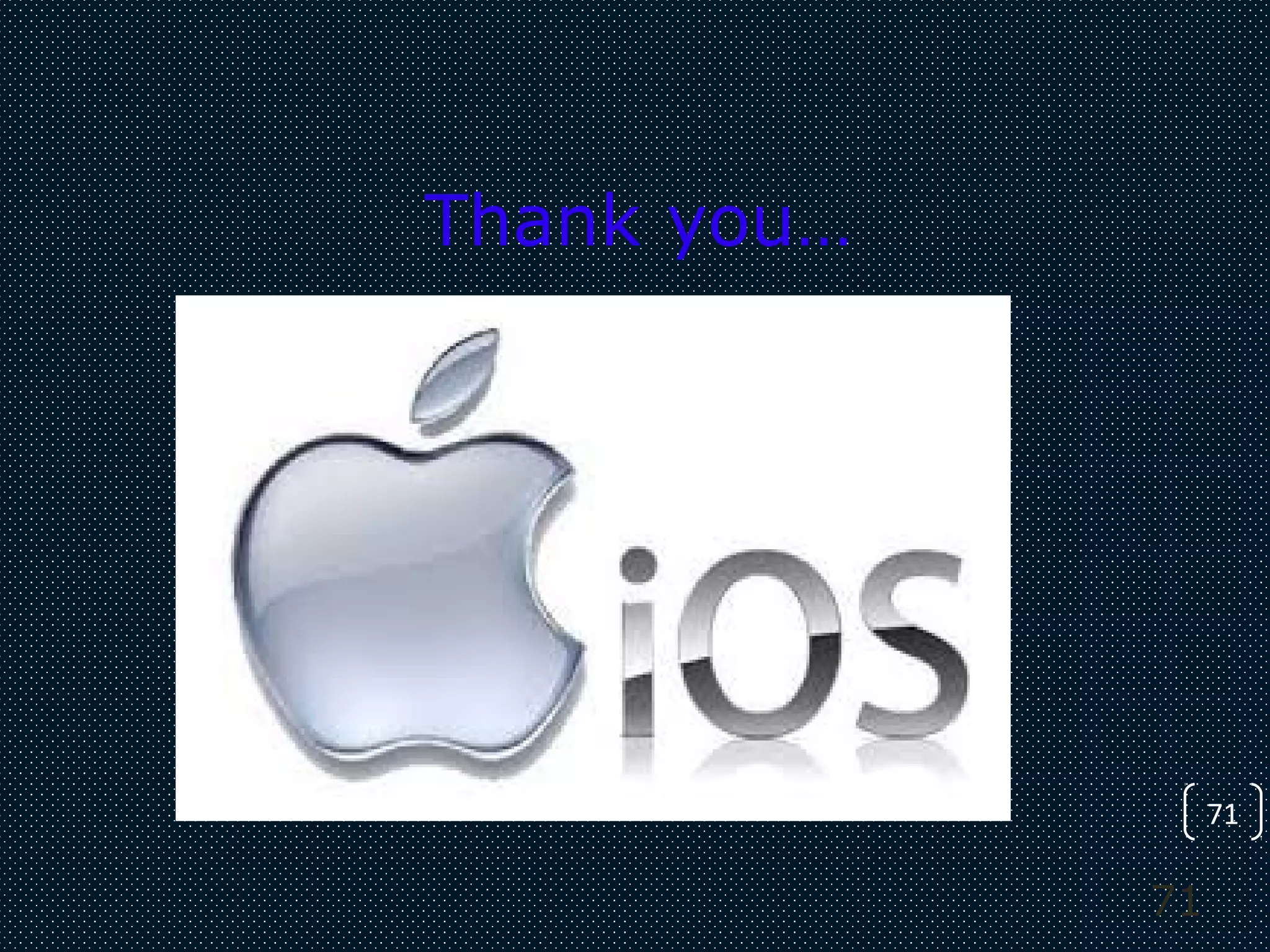 71
71
Thank you…
 
