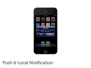 Push & Local Notiﬁcation
 