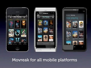 Movreak for all mobile platforms
 