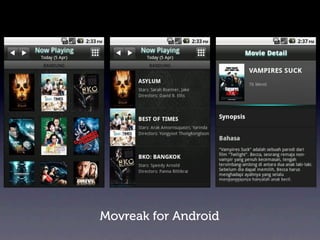 Movreak for Android
 