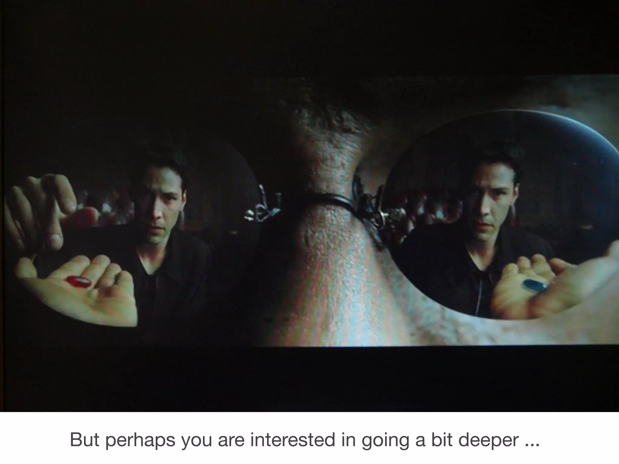 But perhaps you are interested in going a bit deeper ...
 