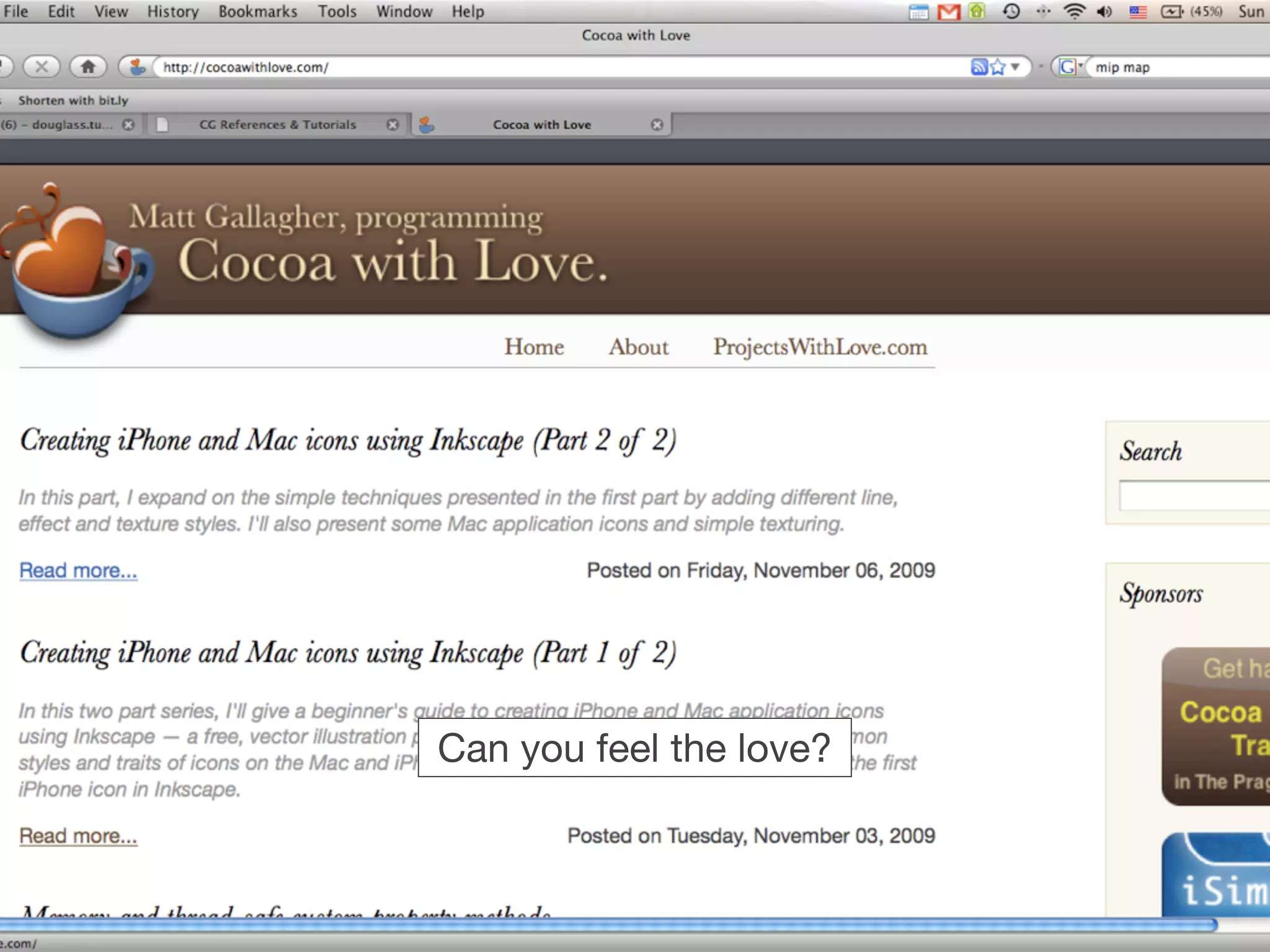 Can you feel the love?
 