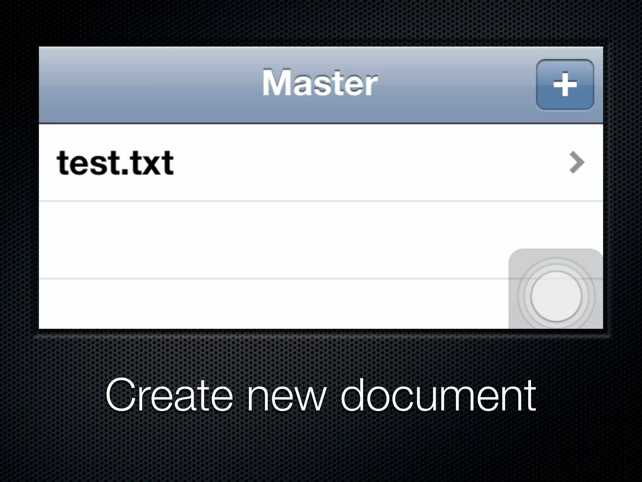 Create new document
 