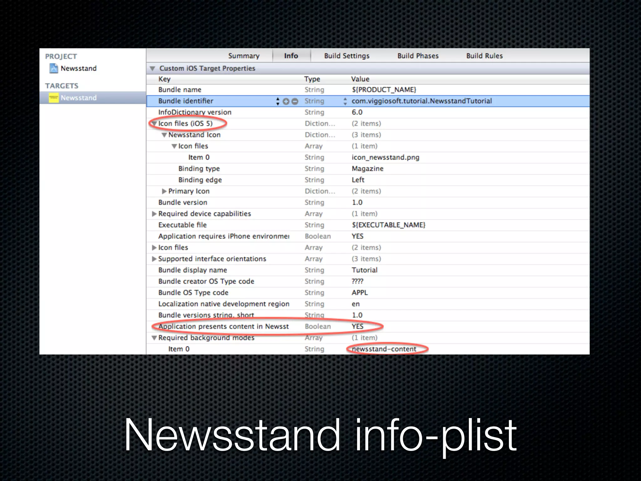 Newsstand info-plist
 