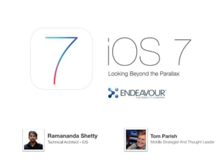 iOS7 : Looking beyond parallax
