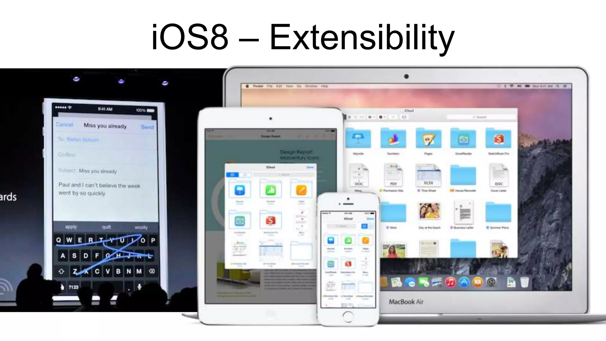 iOS8 – Extensibility 
 