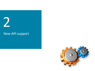 2 
New API support  