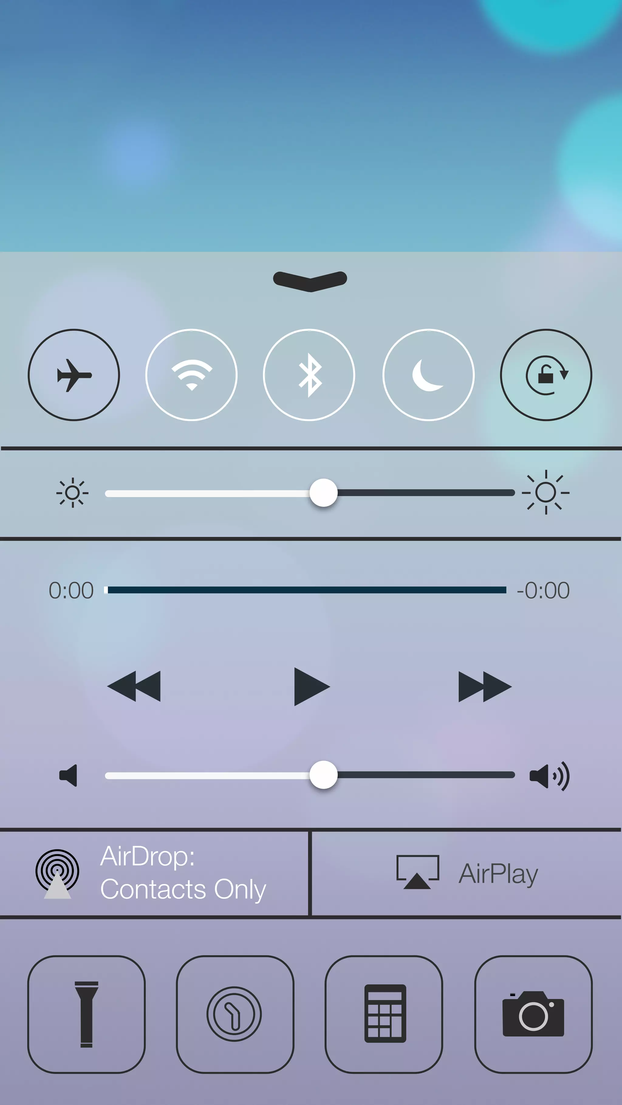 0:00 -0:00 
AirDrop: AirPlay 
Contacts Only 
 