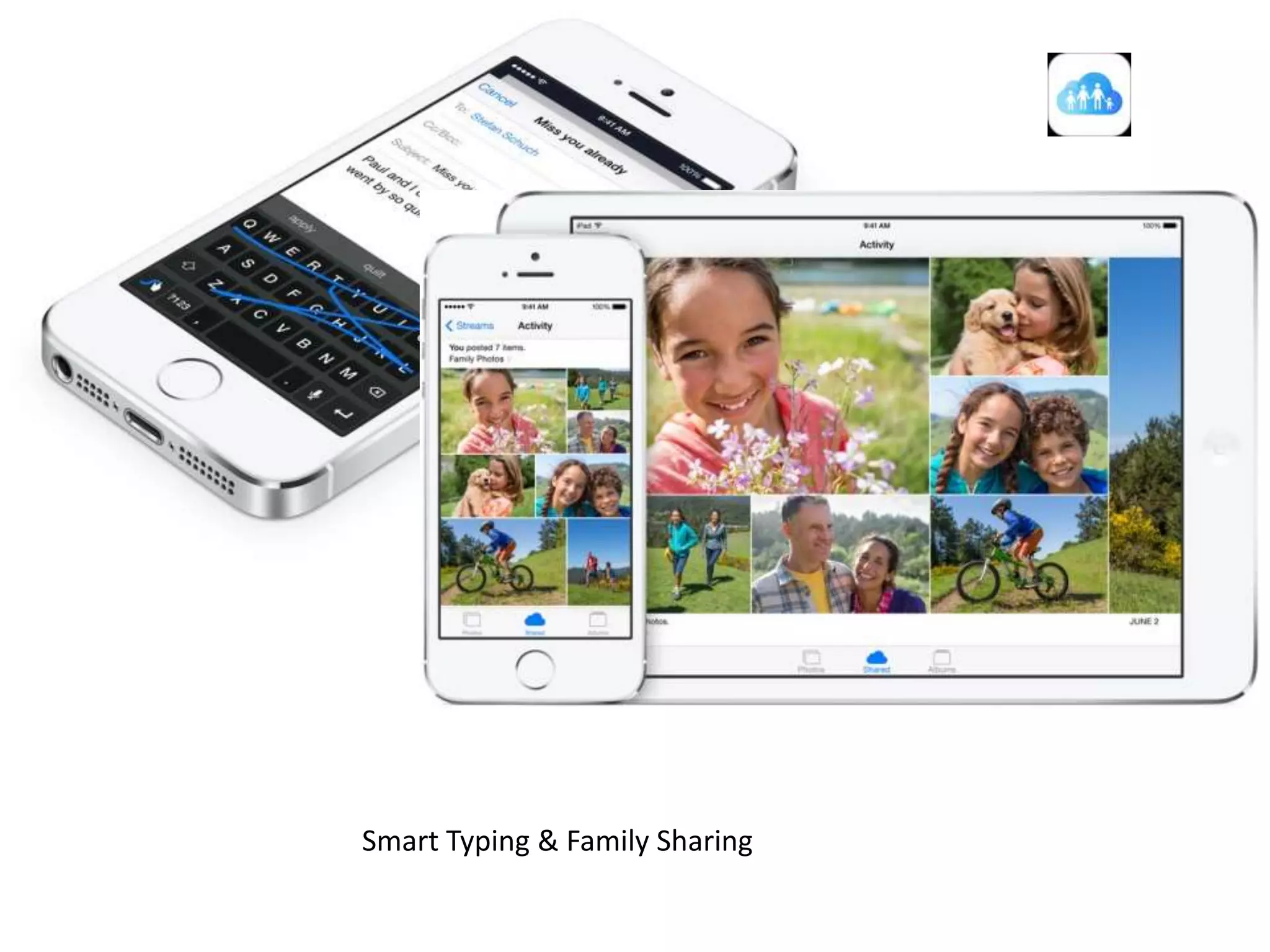 Smart Typing & Family Sharing