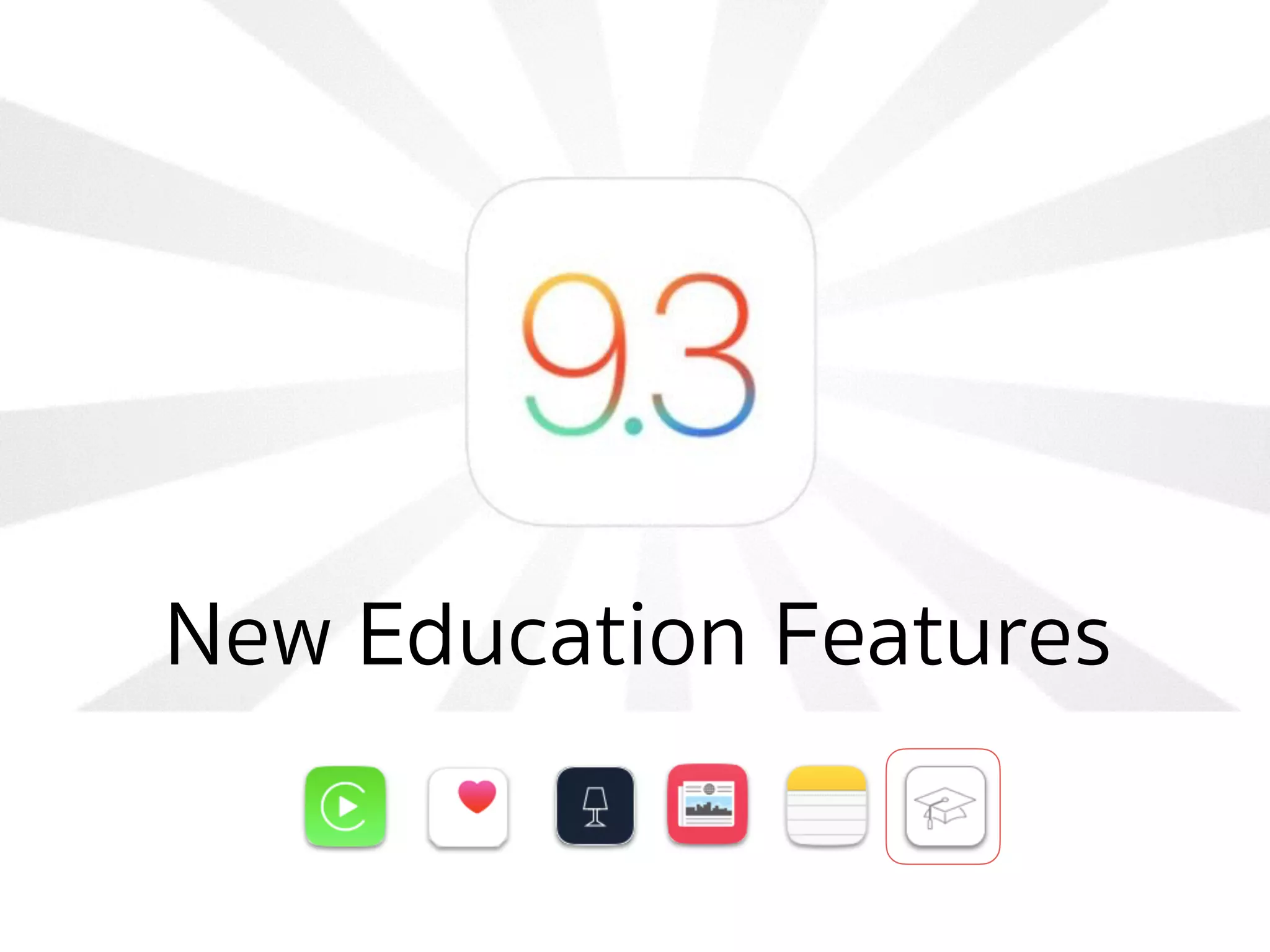 New Education Features