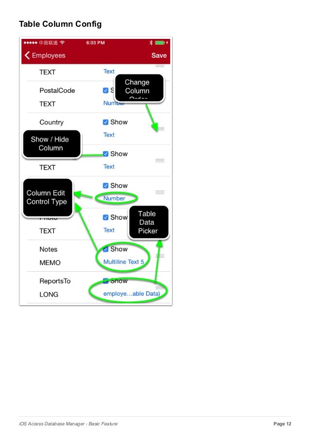 edit access database