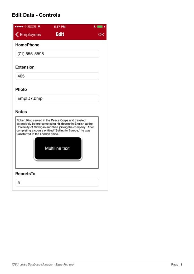 edit access database
