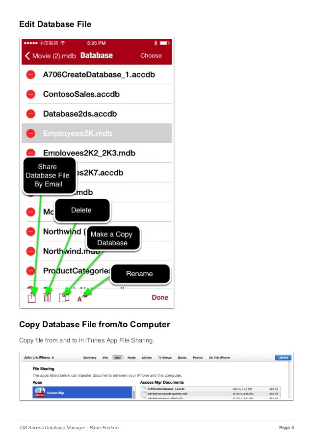 edit access database