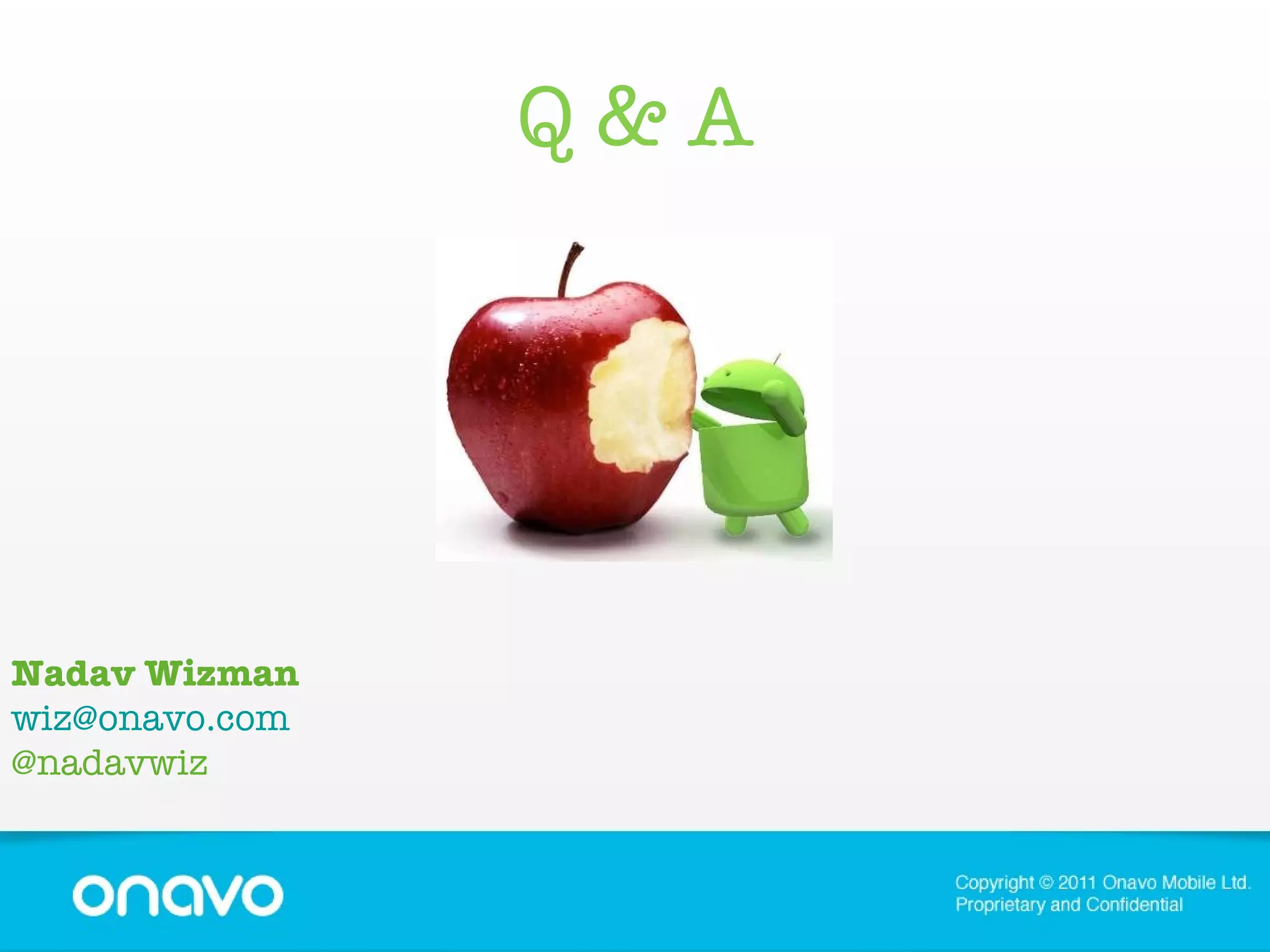 Q & A Nadav Wizman [email_address] @nadavwiz 