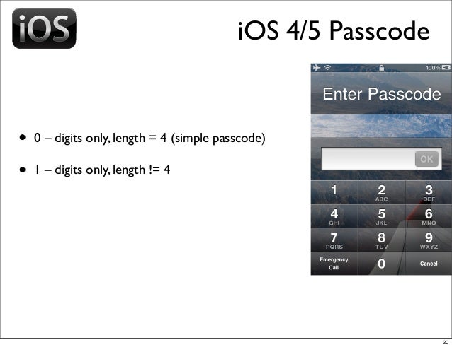 ios keychain password storage