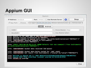 Appium GUI
 