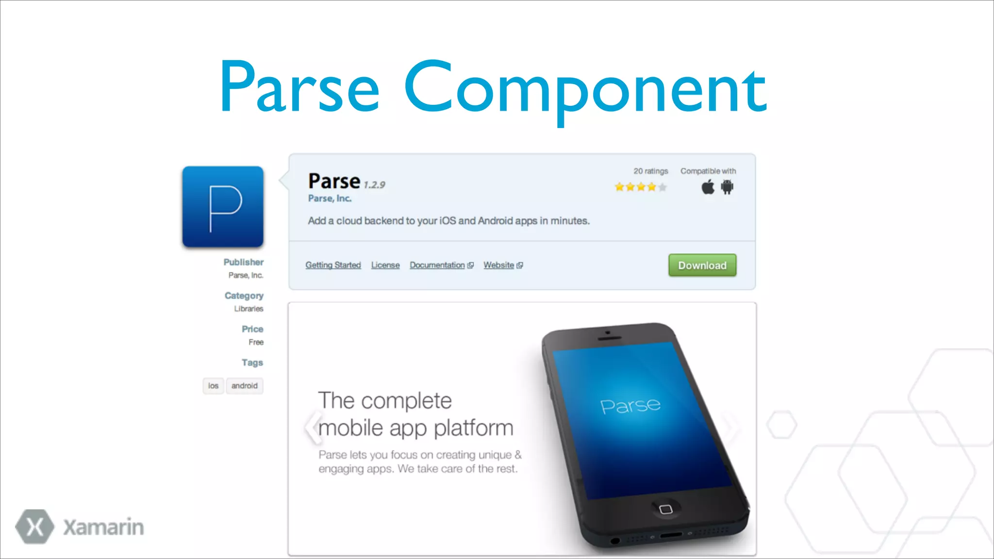 Parse Component

 