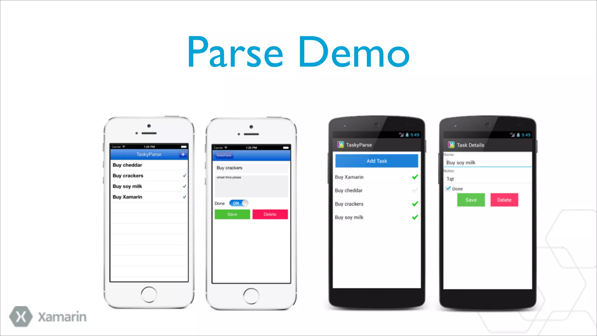 Parse Demo

 