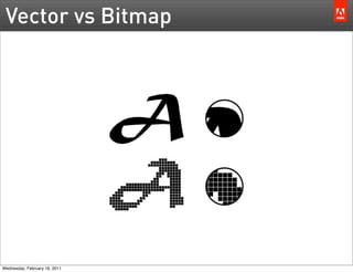 Vector vs Bitmap




Wednesday, February 16, 2011
 