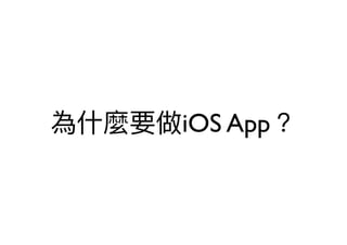 iOS App
 