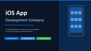 iOS App Development Company Beginners Guide | PDF