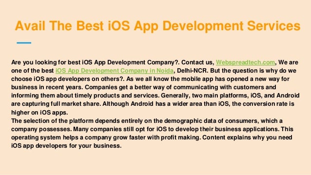 Android & iOS App Development Company in Noida(India)