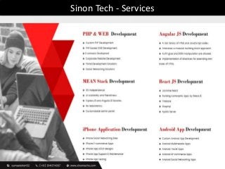 Sinon Tech - Services
 