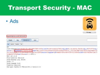 Transport Security - MAC
• Ads
 
