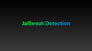 Jailbreak Detection
 