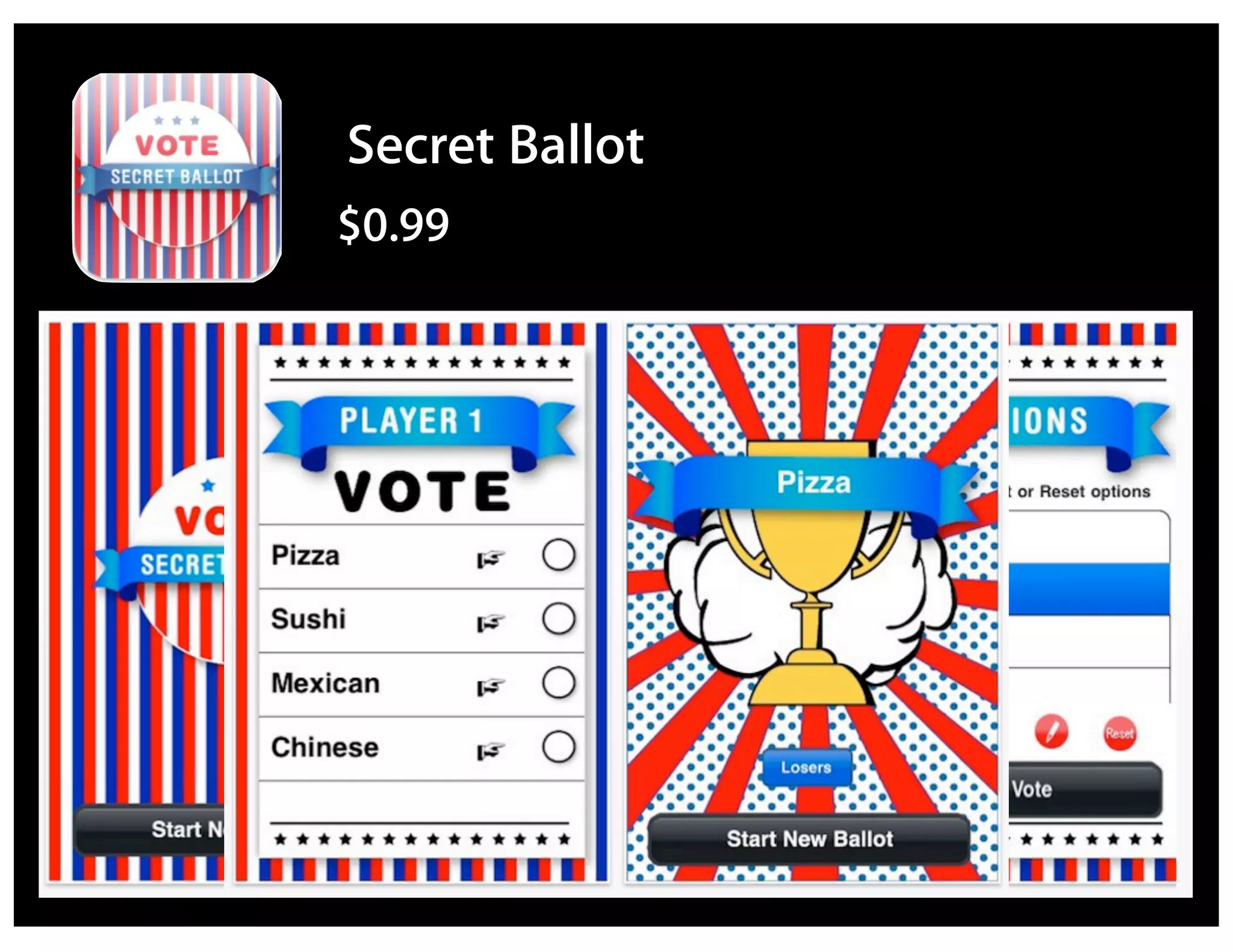 Secret Ballot
$0.99
 