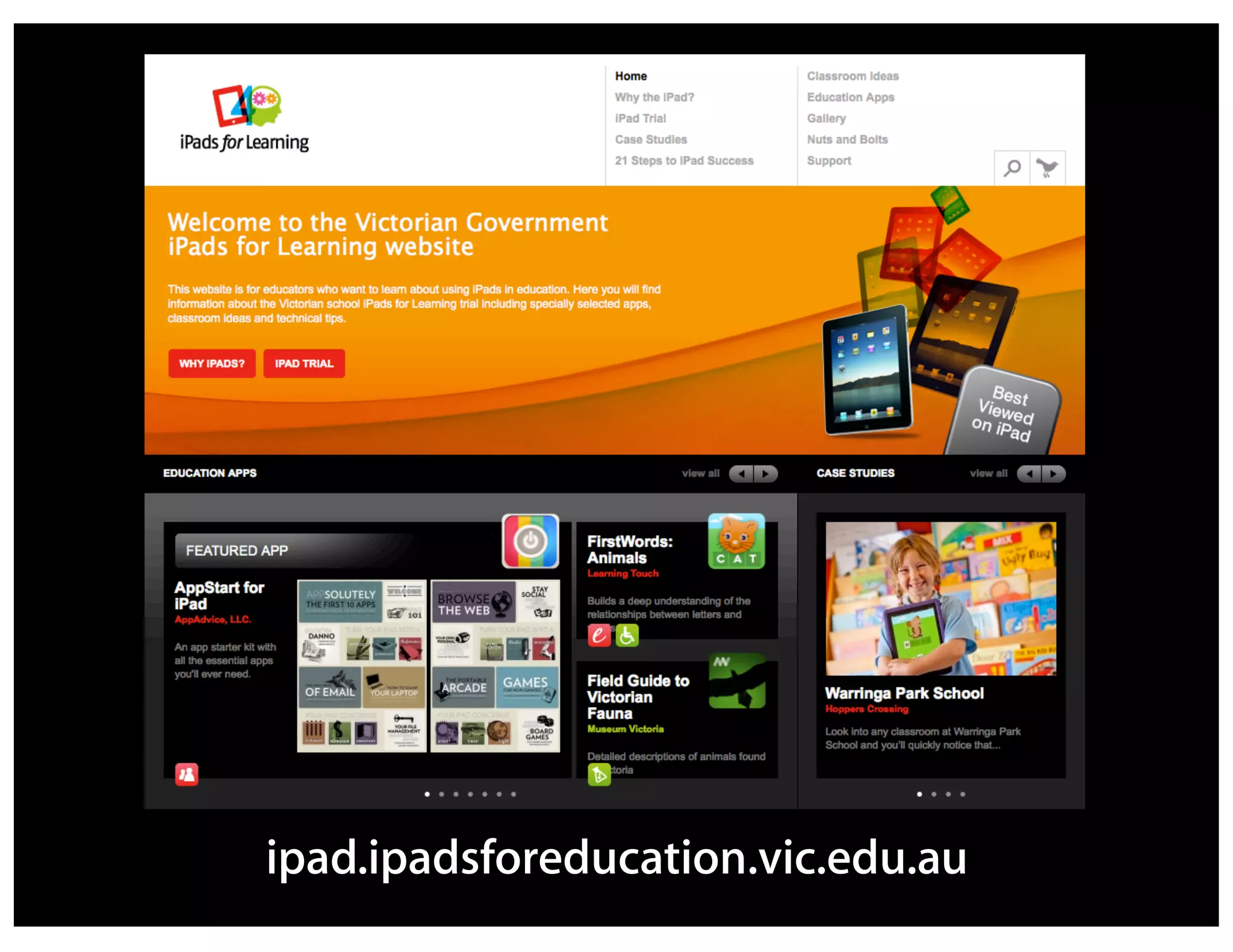 ipad.ipadsforeducation.vic.edu.au
 