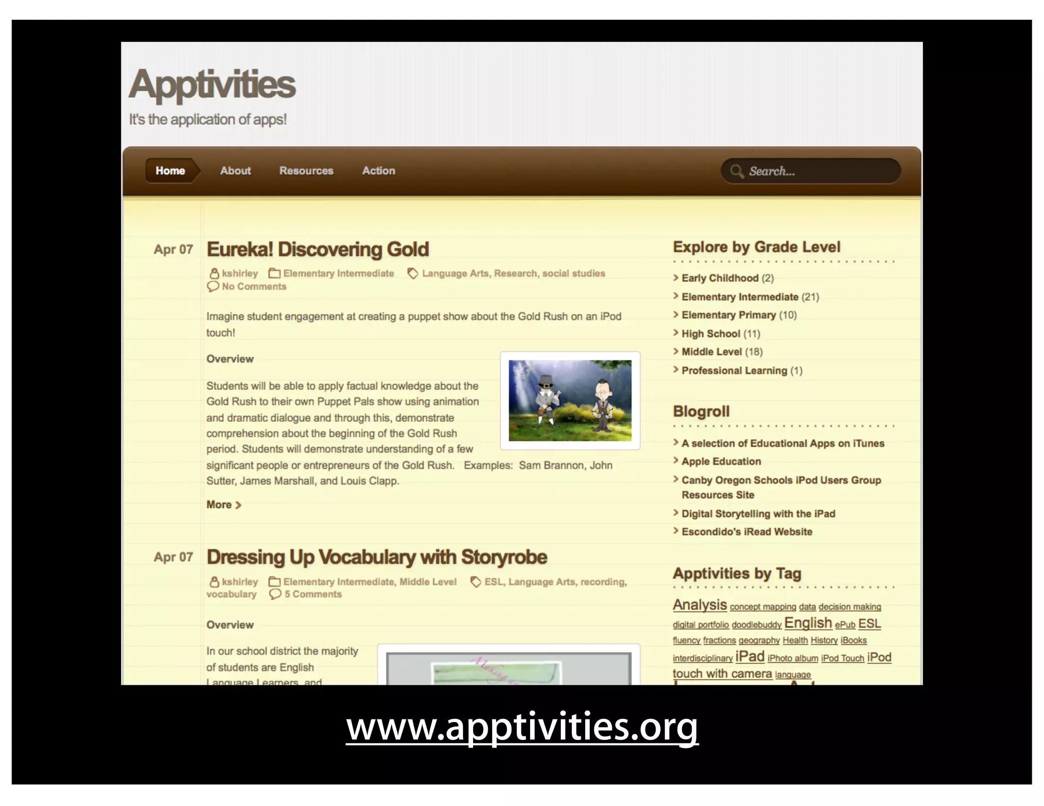 www.apptivities.org
 