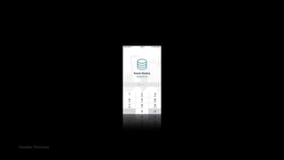 Disaster Recovery
 