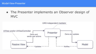 iOS architecture patterns | PDF