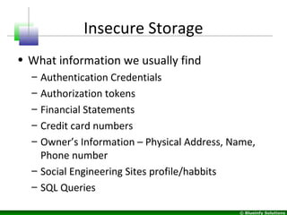 iOS Application Security Testing | PPT