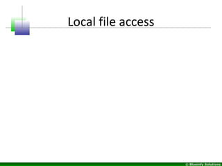 © Blueinfy Solutions
Local file access
 
