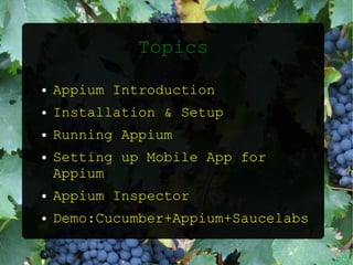 iOS Automation with Cucumber, Appium and Saucelabs | ODP