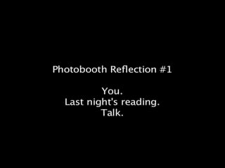 Point them to each other.
 