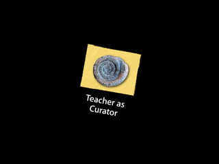 The Framework
                             Team and
                             Personal Goals
           Final
           Narrative
                                               Conference
                                               Notes


                           Record of
     Project               Thinking
     Work
                                               Work
                                               Logs

               Record of
               Thinking          WikiProject
                                 Pages
 