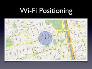 Wi-Fi Positioning
 