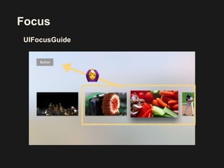 Focus
UIFocusGuide
 