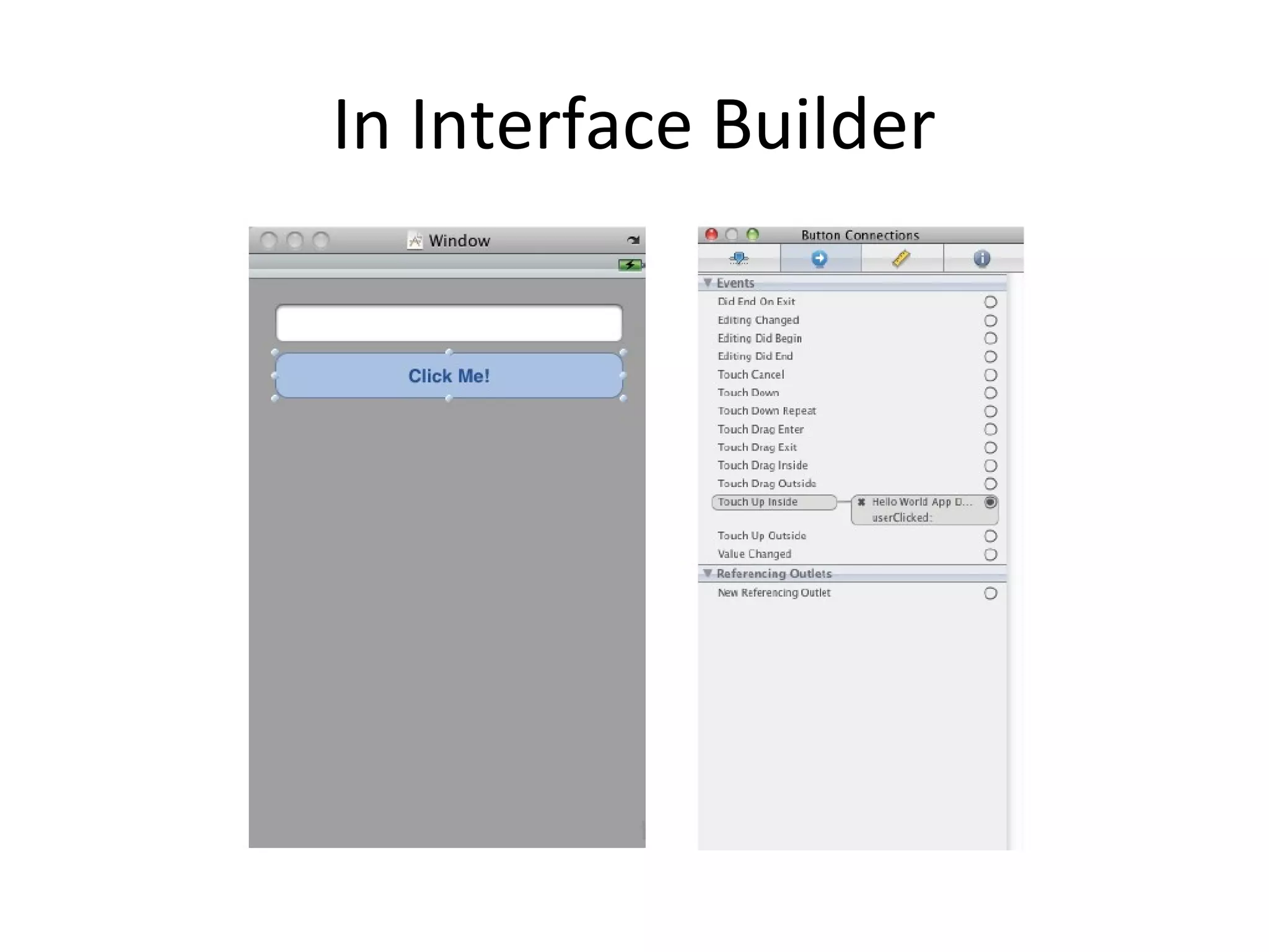 In Interface Builder
 