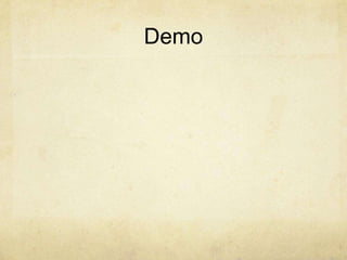 Demo
 