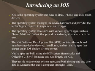 Ios Development Training Presentation Pptx