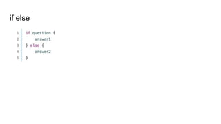 if else