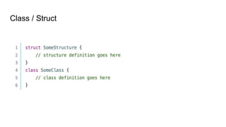 Class / Struct