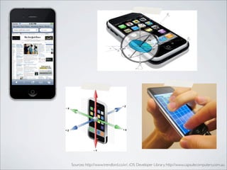 Sources: http://www.trendbird.co.kr/, iOS Developer Library, http://www.capsulecomputers.com.au
 