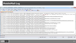 44
MobileMail Log
 