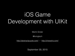 Uikit Game Rafft iOS Game Development With UIKit | PDF