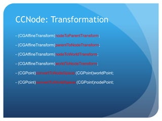 Position/rotation/scale/contentSizeCCSpriteSpritesTexture